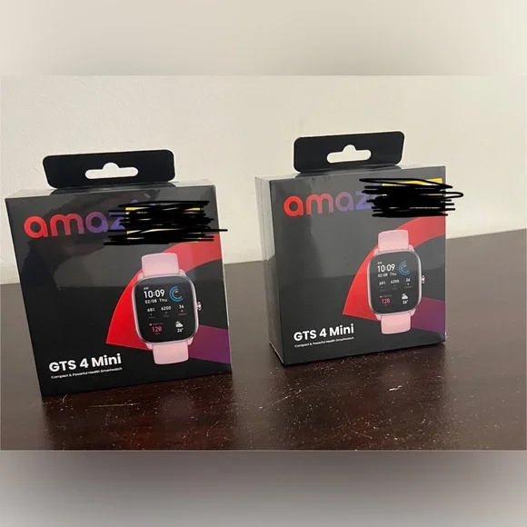 Amazfit GTS 4 Mini Smart Watch - Flamingo Pink (BRAND NEW)